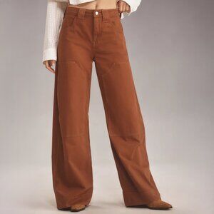 Anthropologie Pilcro Puddle Curve Wide-Leg Pants